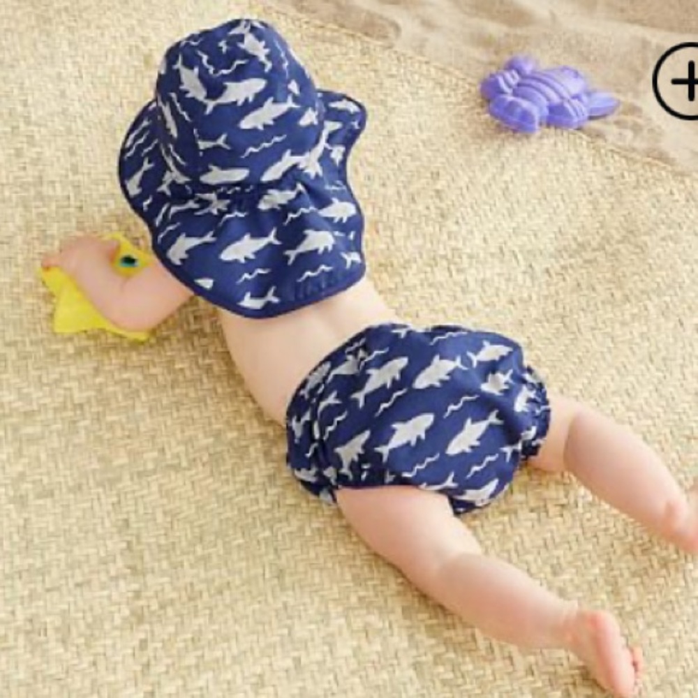 Pottery Barn Kids Babyboy Swim set. Shark